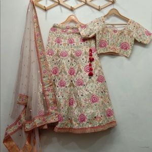 Multi colored lehenga